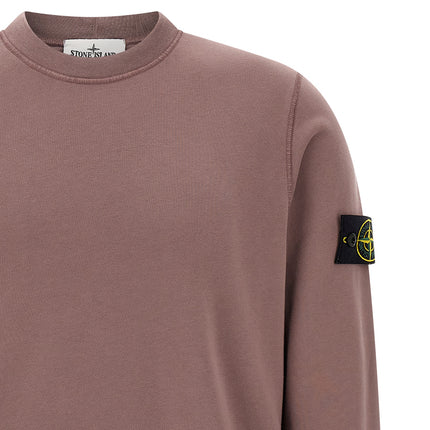 Stone Island Purple Cotton Sweatshirt
