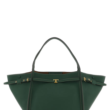 Tod's Bicolor Calfskin Tote Bag