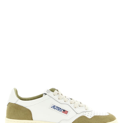 Autry Bicolor Cowhide Low Top Sneakers
