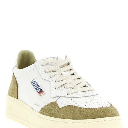 Autry Bicolor Cowhide Low Top Sneakers