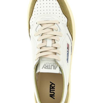 Autry Bicolor Cowhide Low Top Sneakers