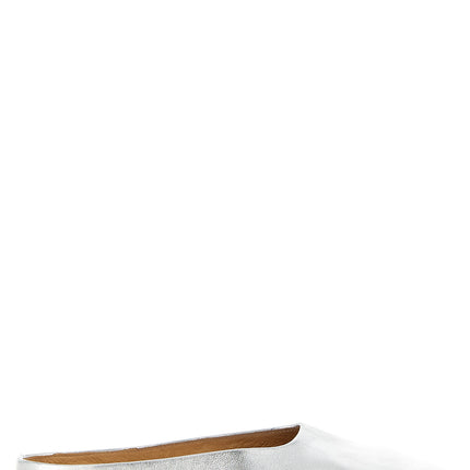Marsell Silver Calfskin Mules