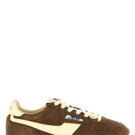 Autry Brown Cowhide Athletic Sneakers