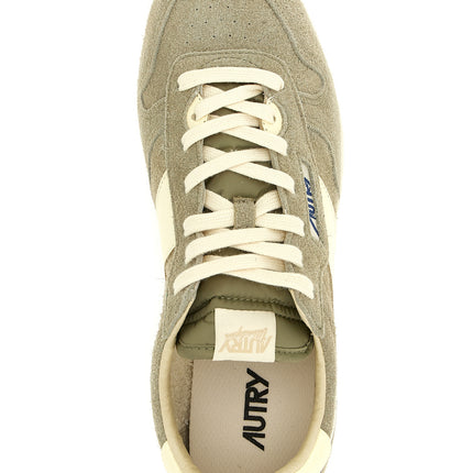 Autry Gray Cowhide Athletic Sneakers