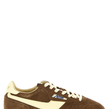 Autry Brown Cowhide Athletic Sneakers