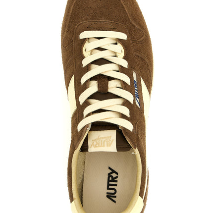 Autry Brown Cowhide Athletic Sneakers
