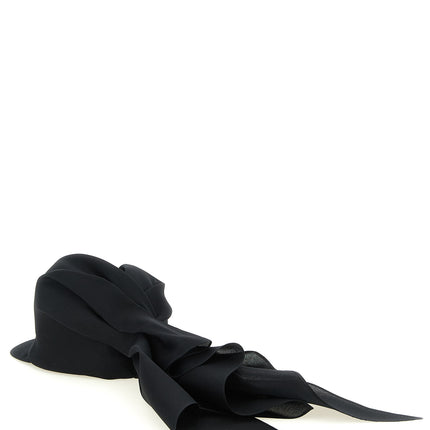 Balenciaga Black Silk Cap (Baseball Hat)
