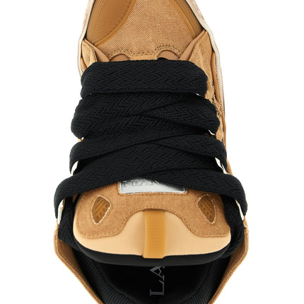 Lanvin Brown Cotton Chunky Sneakers