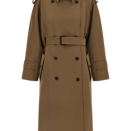 Max Mara Brown Virgin Wool Coat