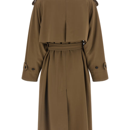 Max Mara Brown Virgin Wool Coat