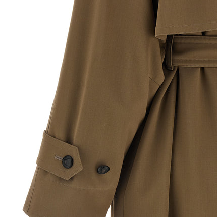 Max Mara Brown Virgin Wool Coat