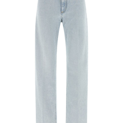 Givenchy Blue Cotton Straight-Leg Jeans