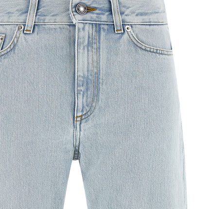 Givenchy Blue Cotton Straight-Leg Jeans