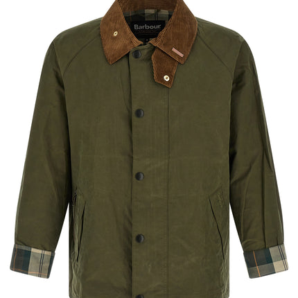 Barbour Bicolor Cotton Full-Length Jacket Barbour