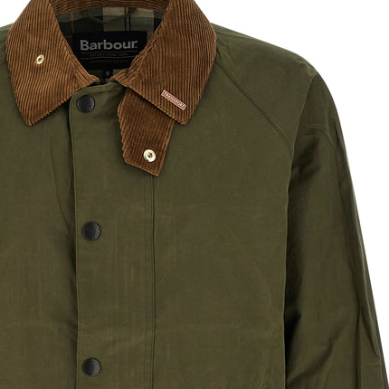 Barbour Bicolor Cotton Full-Length Jacket Barbour