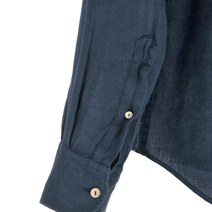 MC2 Saint Barth Blue Linen Blouse
