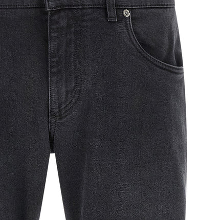 Dolce & Gabbana Black Cotton Straight-Leg Jeans