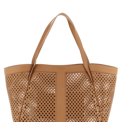 Twinset Brown Polyethylene Tote Bag