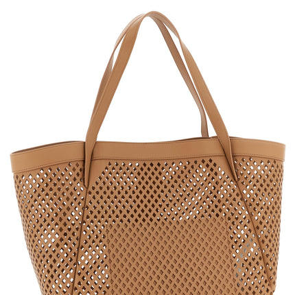 Twinset Brown Polyethylene Tote Bag