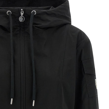 Moncler Black Polyester Parka