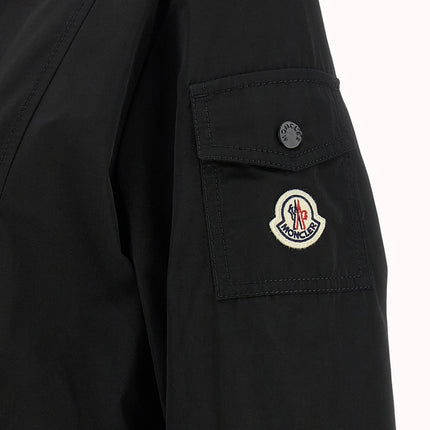 Moncler Black Polyester Parka