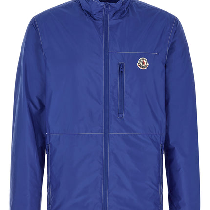 Moncler Blue Polyamide Shell Jacket