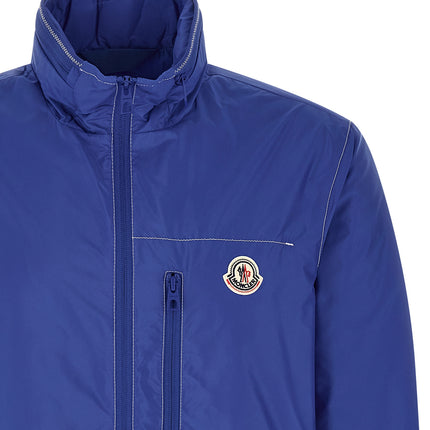 Moncler Blue Polyamide Shell Jacket