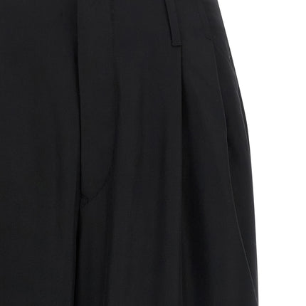 Darkpark Black Viscose Casual Pants