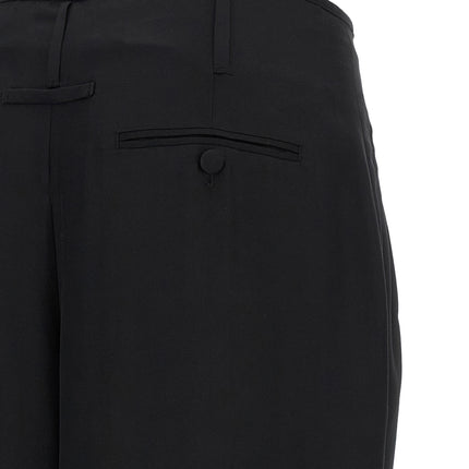 Darkpark Black Viscose Casual Pants