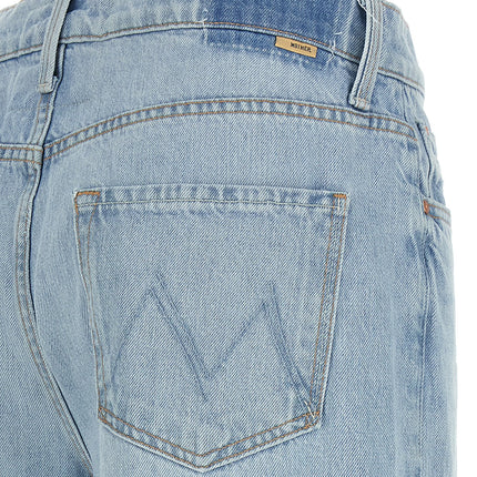 Mother Denim Blue Cotton Jeans Denim