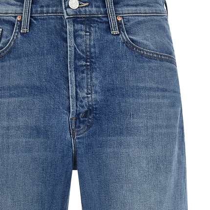 Mother Denim Blue Cotton Jeans Denim