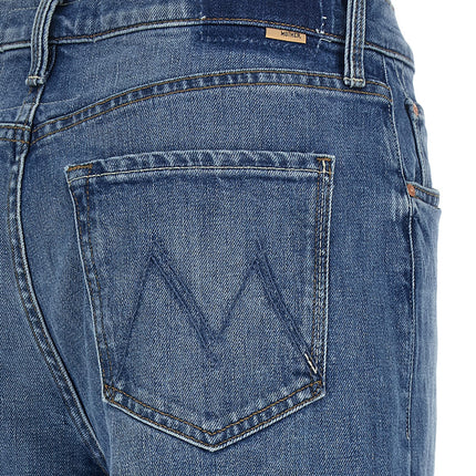 Mother Denim Blue Cotton Jeans Denim