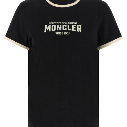 Moncler Black Cotton T-Shirt