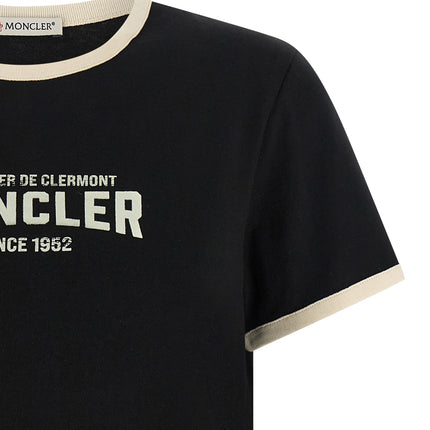 Moncler Black Cotton T-Shirt