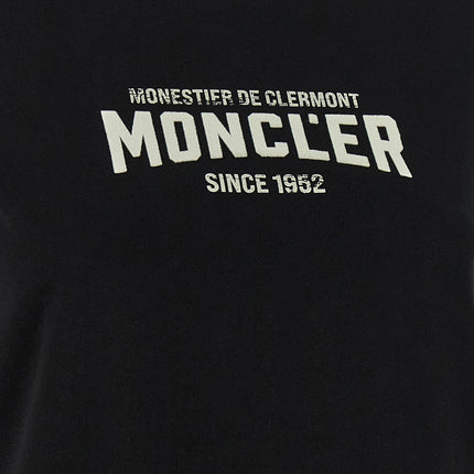 Moncler Black Cotton T-Shirt