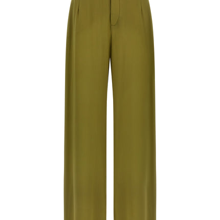 MAISON JEJIA Bicolor Silk Casual Pants