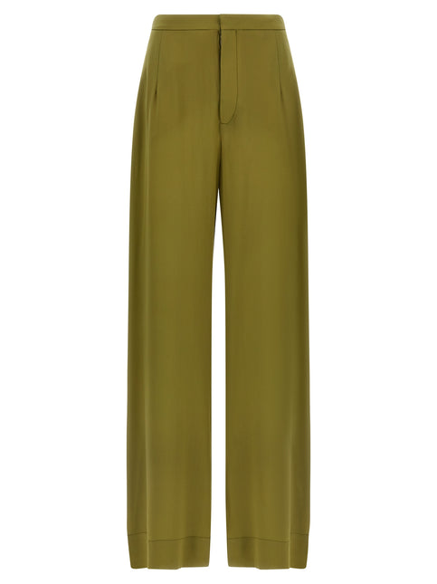 MAISON JEJIA Bicolor Silk Casual Pants