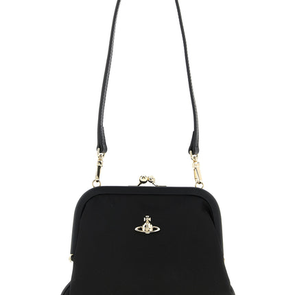 Vivienne Westwood Black Viscose Clutch Bag