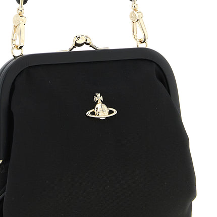 Vivienne Westwood Black Viscose Clutch Bag
