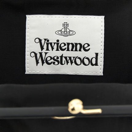 Vivienne Westwood Black Viscose Clutch Bag