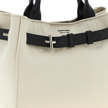 Tom Ford Bicolor Cotton Tote Bag