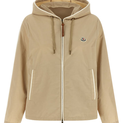Moncler Beige Polyester Shell Jacket