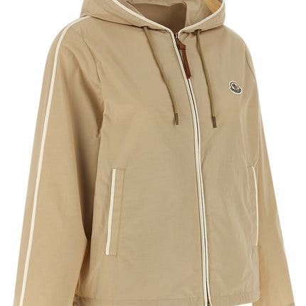 Moncler Beige Polyester Shell Jacket