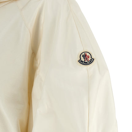 Moncler White Cotton Hoodie