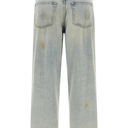 Haikure Blue Cotton Cropped Jeans