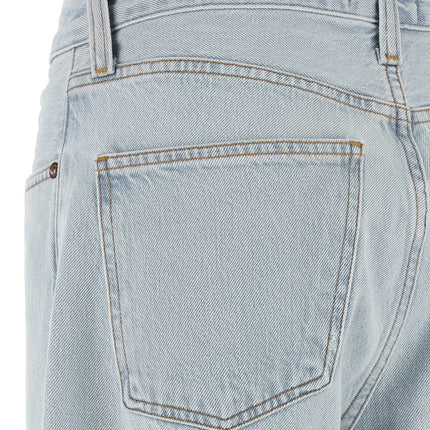 Agolde Blue Cotton Relaxed Fit Jeans
