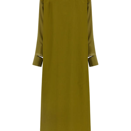 MAISON JEJIA Bicolor Silk Long Dress