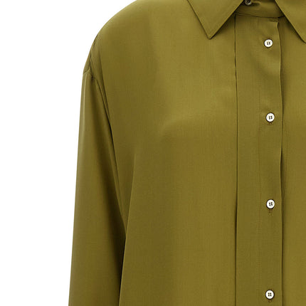 MAISON JEJIA Bicolor Silk Long Dress