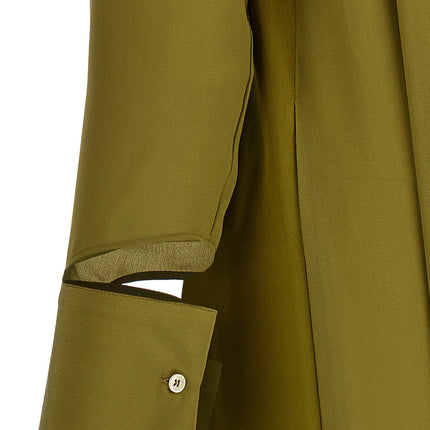 MAISON JEJIA Bicolor Silk Long Dress