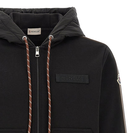 Moncler Black Polyamide Sweatshirt